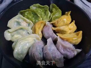 【东北】彩色煎饺的做法步骤:4