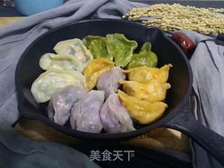 【东北】彩色煎饺的做法步骤:5
