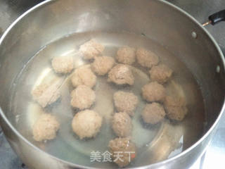 【天津】菠菜丸子汤的做法步骤:4