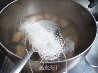 【天津】菠菜丸子汤的做法步骤:5