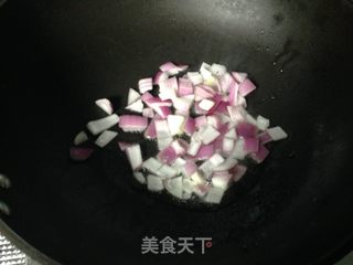 松子松茸炒饭的做法步骤:5