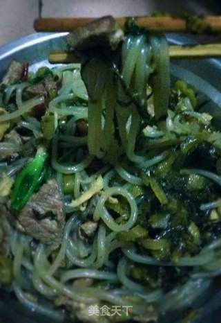 猪肉酸菜炖粉条的做法步骤:5