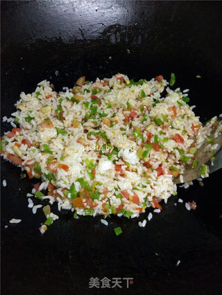 【四川】芝士炒饭的做法步骤:10