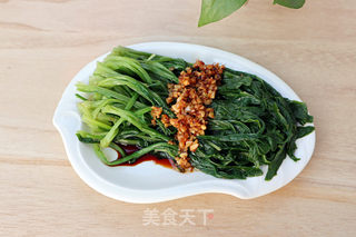【台州】蒜泥油麦菜的做法步骤:6