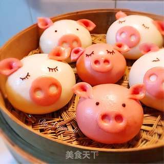 小猪馒头的做法步骤:15