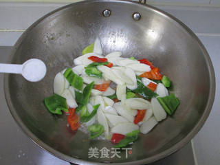 【上海】虾仁炒山药的做法步骤:6