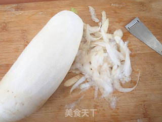 【天津】爆腌白萝卜的做法步骤:2