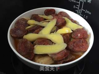 【常德】豆干腊味合蒸的做法步骤:8