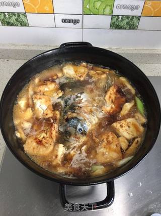 【义乌】豆腐焖鱼头的做法步骤:6