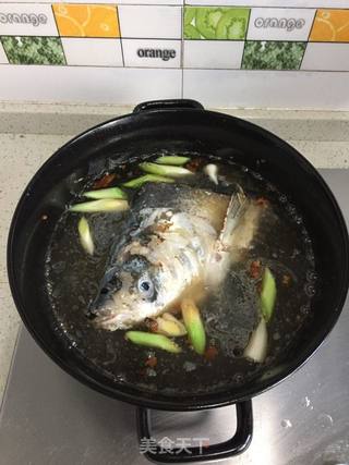 【义乌】豆腐焖鱼头的做法步骤:5