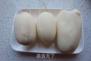 【天津】焦糖糯米藕的做法步骤:4