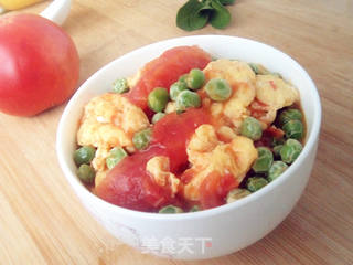 【天津】番茄鸡蛋烩豌豆的做法步骤:9