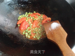 【天津】番茄鸡蛋烩豌豆的做法步骤:6