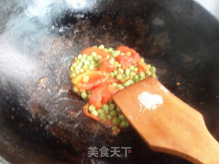 【天津】番茄鸡蛋烩豌豆的做法步骤:7