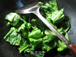 【宁波】蛏子天菜芯羹 的做法步骤：3