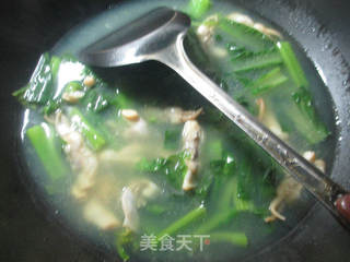 【宁波】蛏子天菜芯羹 的做法步骤：10