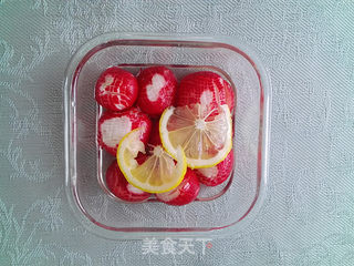 【东北】柠檬蜂蜜樱桃萝卜的做法步骤:5