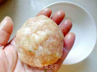 【扬州】蟹粉狮子头的做法步骤:11