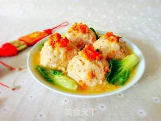 【扬州】蟹粉狮子头的做法步骤:17