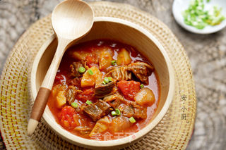 番茄土豆炖牛腩的做法步骤:7