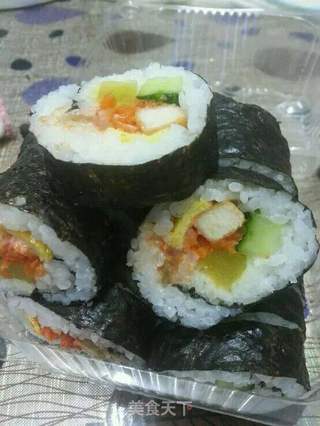 奥尔良家庭版紫菜卷的做法步骤:4