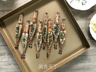 迷迭香芝士烤对虾的做法步骤:6