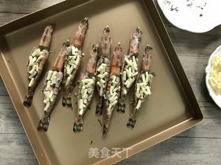 迷迭香芝士烤对虾的做法步骤:7