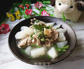 羊骨萝卜汤的做法步骤:9