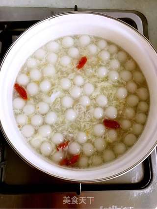 酒酿桂花小圆子的做法步骤:8
