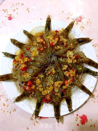 蒜蓉开背虾的做法步骤：10