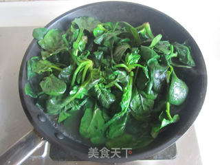 猪肝炒菠菜的做法步骤:3