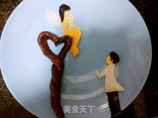 情人节拼盘之心中的天使的做法步骤:8