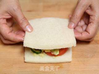 鸡蛋培根沙拉三明治的做法步骤:13