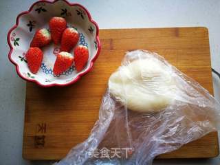 情人节甜点-草莓大福的做法步骤:6