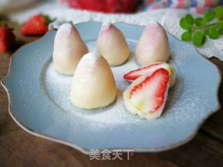 情人节甜点-草莓大福的做法步骤:9