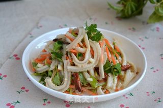 炝拌牛肚丝的做法步骤:7
