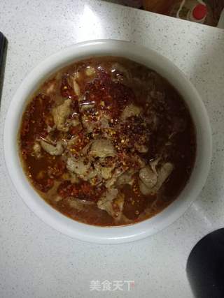 水煮肉片的做法步骤:8