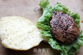 自制牛肉汉堡的做法步骤：7