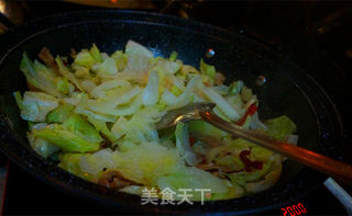干锅手撕包菜的做法步骤:14