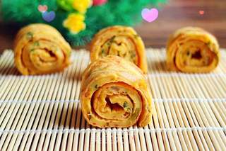 韩式辣白菜煎饼的做法步骤:7