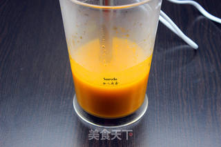 南瓜牛奶羹的做法步骤:4