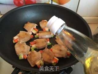 鲜蔬脱骨翅的做法步骤:9