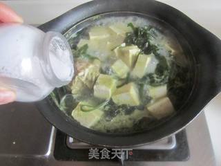 海带豆腐汤的做法步骤:9