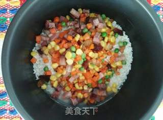 腊肉焖米饭的做法步骤:12