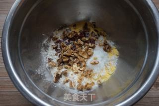 核桃玉米面发糕的做法步骤:3