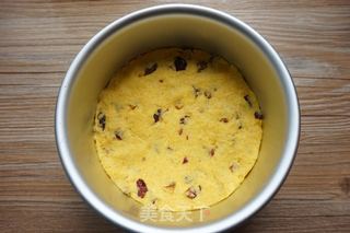 核桃玉米面发糕的做法步骤:6