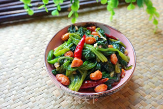 果仁拌菠菜的做法步骤:9