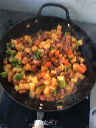 菠萝古老肉的做法步骤:8