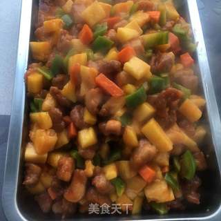 菠萝古老肉的做法步骤:9
