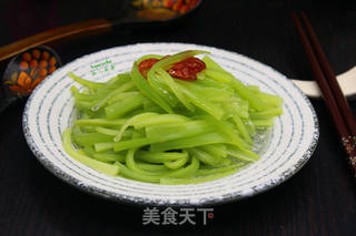 凉拌莴笋丝的做法步骤:6
